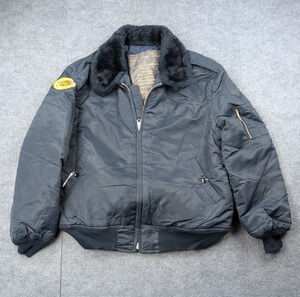 Vintage Cold Weather Flyer Jacket Mens Large Bomber Air Force Heavy Outerwear